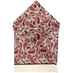 van heusen Men Red Print Party Pocket Square-picture-10