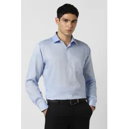 van heusen Men Regular Fit Self Design Formal Shirt-picture-27