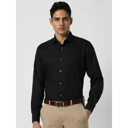 Van Heusen Men Regular Fit Spread Collar Solid Cotton Formal Shirt-image-42