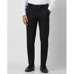 van heusen Men Slim Fit Flat Front Trousers-picture-47
