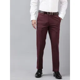 Van Heusen Men Slim Fit Formal Trousers-picture-22