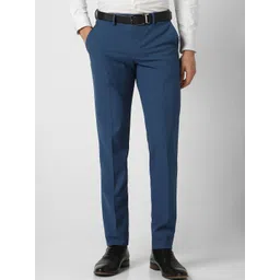 Van Heusen Men Slim Fit Formal Trousers-picture-30
