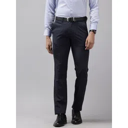 Van Heusen Men Slim Fit Formal Trousers-picture-32