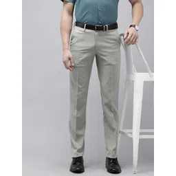 Van Heusen Men Slim Fit Formal Trousers-picture-23