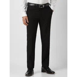 Van Heusen Men Slim Fit Mid-Rise Formal Trousers-picture-12
