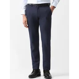 Van Heusen Men Slim Fit Mid-Rise Formal Trousers-picture-31