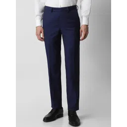 Van Heusen Men Slim Fit Mid-Rise Trousers-picture-32