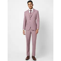 Van Heusen Men Slim-Fit Single-Breasted Three-Piece Formal Suit-picture-25