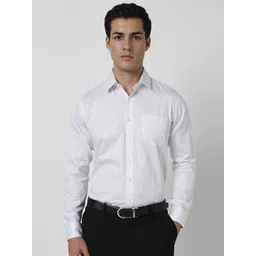 Van Heusen Men Slim Fit Spread Collar Abstract Printed Cotton Formal Shirt-picture-37