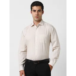 Van Heusen Men Solid Spread Collar Formal Shirt-picture-31