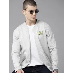 Van Heusen Men Solid Zipper Sweatshirt-picture-19