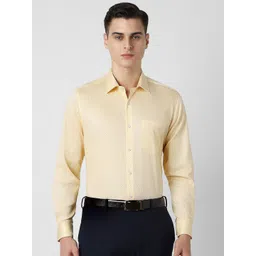 Van Heusen Men Spread Collar Micro Ditsy Printed Cotton Formal Shirt-picture-40