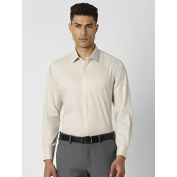 Van Heusen Men Spread Collar Textured Printed Cotton Formal Shirt-picture-37