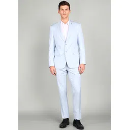 van heusen Men Suit Textured Suit-picture-17