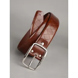 Van Heusen Men Textured Leather Belt-picture-12