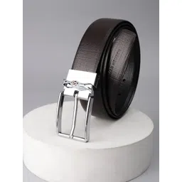 Van Heusen Men Textured Leather Belt-picture-30