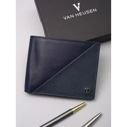 Van Heusen Men Textured Leather Two Fold Wallet-picture-22