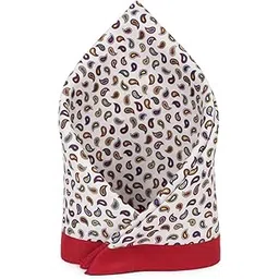 van heusen Men White Print Party Pocket Square-picture-13