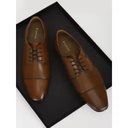 Van Heusen Men's Brown Derby Shoes-picture-11