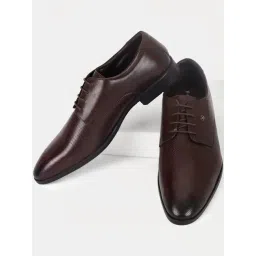 Van Heusen Men's Brown Derby Shoes-picture-13
