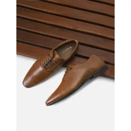 Van Heusen Men's Brown Oxford Shoes-picture-21