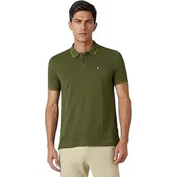 Van Heusen Men's Cotton Solid Regular Fit T-Shirt-picture-26