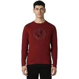 Van Heusen Men's Luxury Sports Regular Fit Full Sleeve Crew Neck Sweater | Sophisticated Flair | Super Premium Fabric-picture-36