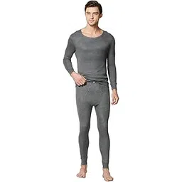 Van Heusen Men's Mid Rise Regular Fit Thermal Bottom-picture-45