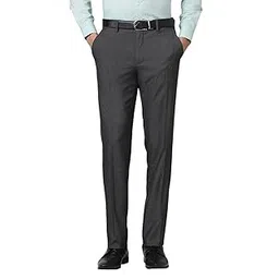 van heusen Men's Mid Rise Slim Fit Premium Formal Trousers | Superior Comfort | Auto-Flex Waist Band | Soft Touch-picture-26