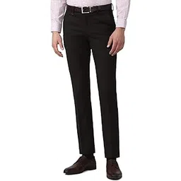 van heusen Men's Mid Rise Slim Fit Worldwear Wool Blend Formal Trouser-picture-47