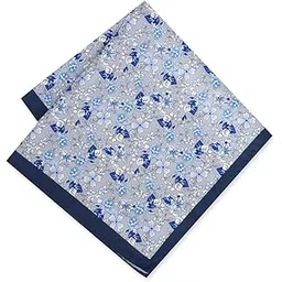 van heusen Men's Polyester Blue Formal Pocket Square-picture-13