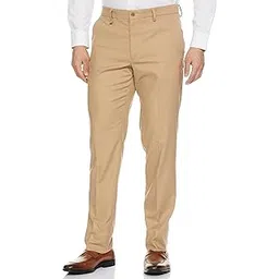 van heusen Men's Slim Fit Durapress Flat Front Trousers for Men | Superior Comfort | Auto-Flex Waist Band | Soft Touch-picture-44