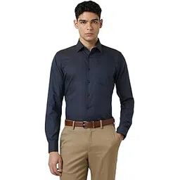 van heusen Men's Slim Fit Premium Ceremonial 100% Cotton Print Shirt-picture-29