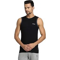 van heusen Men's Solid Regular Fit Gym Vest-picture-38