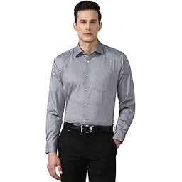 van heusen Men's Solid Regular Fit Shirt-picture-33