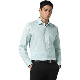 van heusen Men's Solid Regular Fit Shirt-picture-35