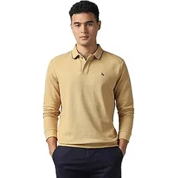 Van Heusen Men's Solid Regular Fit T-Shirt-picture-41