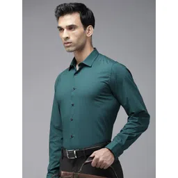 Van Heusen Move Labs Men Slim Fit Stretchable Opaque Stain Resistant Anti Bacterial Formal Shirt-picture-34
