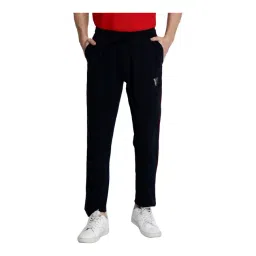 Van Heusen Navy Cotton Regular Fit Trackpants-picture-35