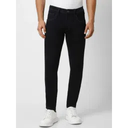 Van Heusen Navy Cotton Skinny Fit Jeans-picture-44