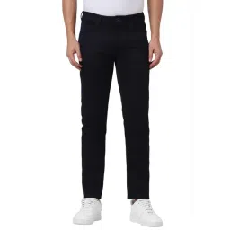 Van Heusen Navy Cotton Skinny Solid Jeans-picture-25