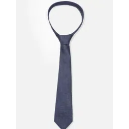 Van Heusen Navy Embroidered Tie-picture-29