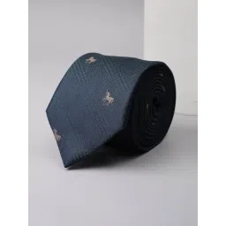 Van Heusen Navy Embroidered Tie-picture-45