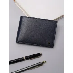 Van Heusen Navy Leather Bi-Fold Wallet-picture-28