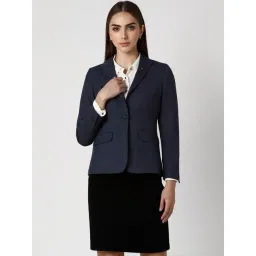 Van Heusen Navy Plain Blazer-picture-10