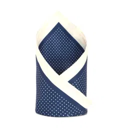 Van Heusen Navy Printed Party Pocket Square-picture-10