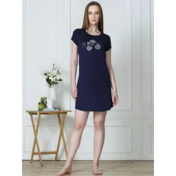 Van Heusen Navy Printed T-shirt-picture-39