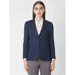Van Heusen Navy Regular Fit Blazer-picture-13
