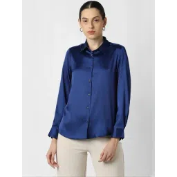 Van Heusen Navy Regular Fit Shirt-picture-16