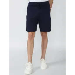 Van Heusen Navy Regular Fit Shorts-picture-18